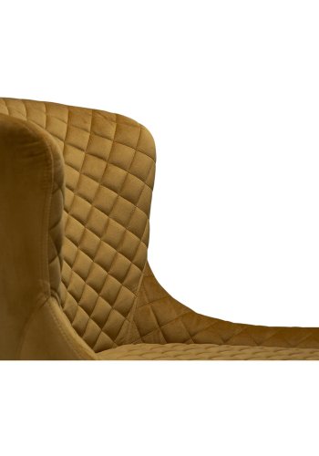 DAN-FORM Vetro lnestol - bronze velour og sort egetr