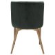 DAN-FORM Vetro lnestol - grn velour og natur egetr
