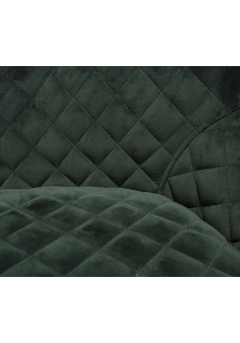 DAN-FORM Vetro lnestol - grn velour og natur egetr