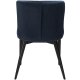 DAN-FORM Vetro lnestol - bl velour og sort egetr