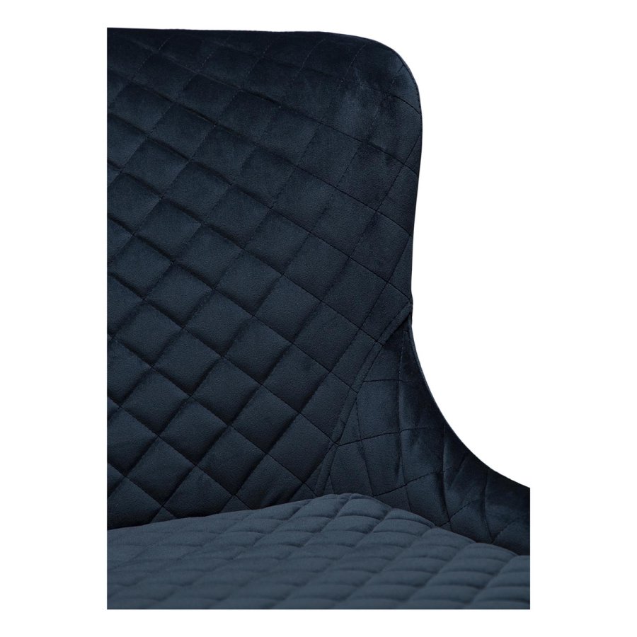 DAN-FORM Vetro lnestol - bl velour og sort egetr