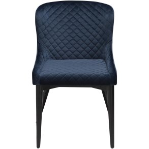 DAN-FORM Vetro lnestol - bl velour og sort egetr