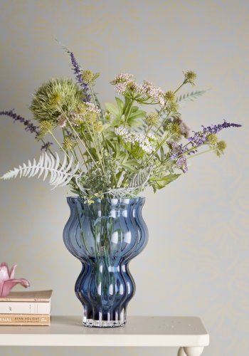 BLOOMINGVILLE Zanna Vase, Bl, Glas