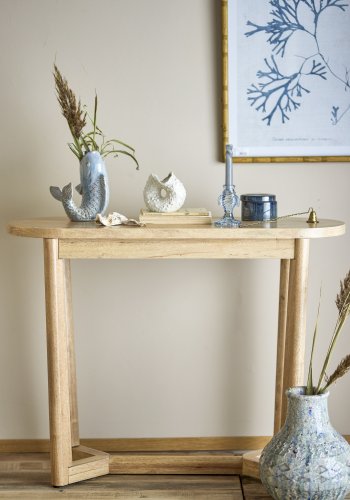 CREATIVE COLLECTION Serrone Konsolbord, Natur, Gummitr