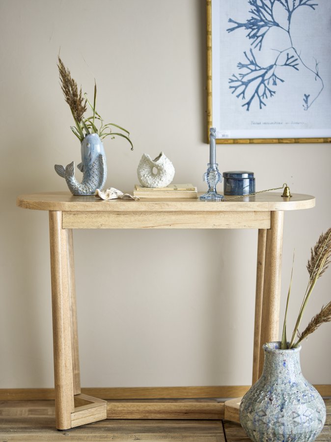 CREATIVE COLLECTION Serrone Konsolbord, Natur, Gummitr