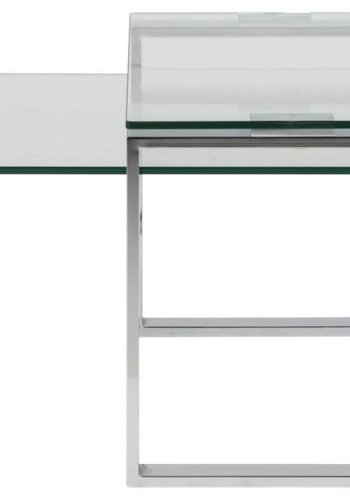 ACT NORDIC Katrine sofabord - Klar glas og metal