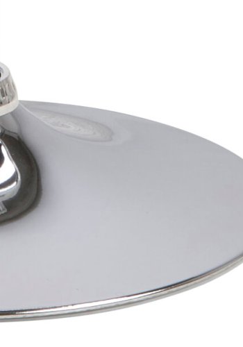 ACT NORDIC Grace barstol - sort/hvid lder PU, metalstel, m. trompetfod