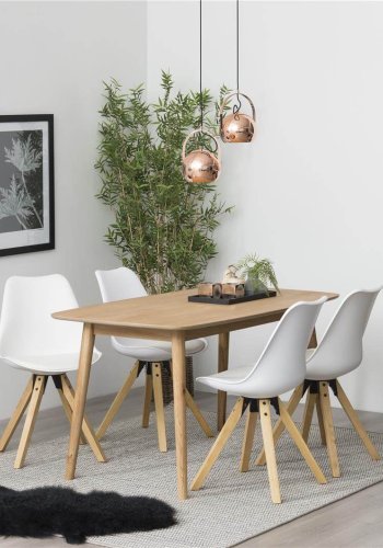 ACT NORDIC Nagano spisebord - natur egetr