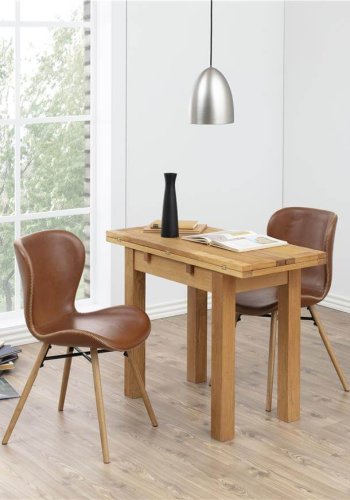 ACT NORDIC Kenley foldebord - natur tr, m. udtrk (100x45)