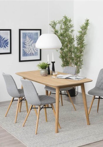 ACT NORDIC Nagano spisebord - natur egetr