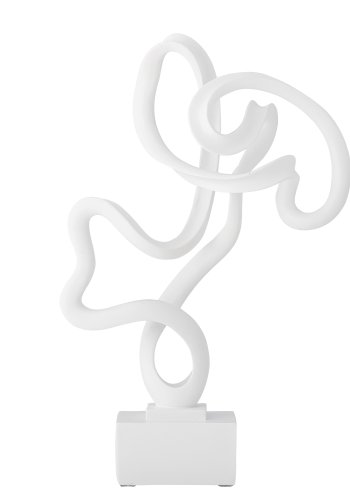 BLOOMINGVILLE Arista skulptur - hvid resin