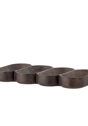 BLOOMINGVILLE Maluna Serveringsbakke, Brun, FSC® 100%, Mango