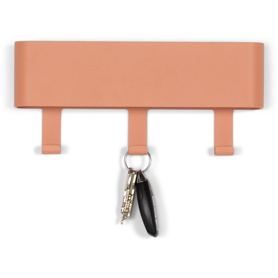 SPINDER DESIGN Dax Play 3 knagerkke, m. 3 knager og hylde - clay terra stl