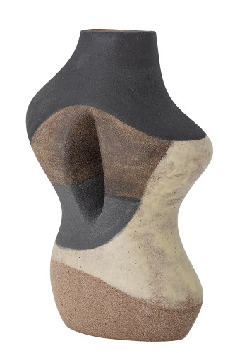 BLOOMINGVILLE Vica Vase, Brun, Stentj