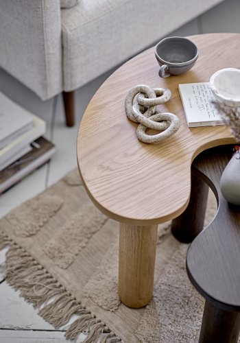 BLOOMINGVILLE Elaine gulvtppe, rektangulr - natur bomuld (210x150)