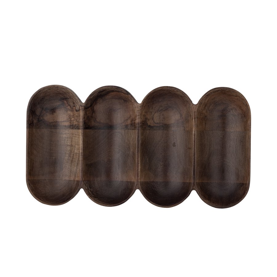 BLOOMINGVILLE Maluna Serveringsbakke, Brun, FSC® 100%, Mango