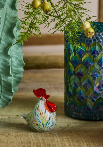 CREATIVE COLLECTION Livie Deko, Rd, Glas