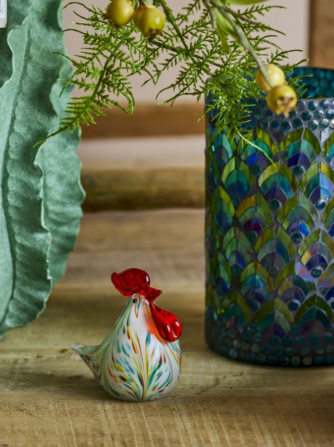 CREATIVE COLLECTION Livie Deko, Rd, Glas