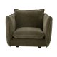 BLOOMINGVILLE Austin loungestol, m. armln - grn genanvendt polyester og sort nylon