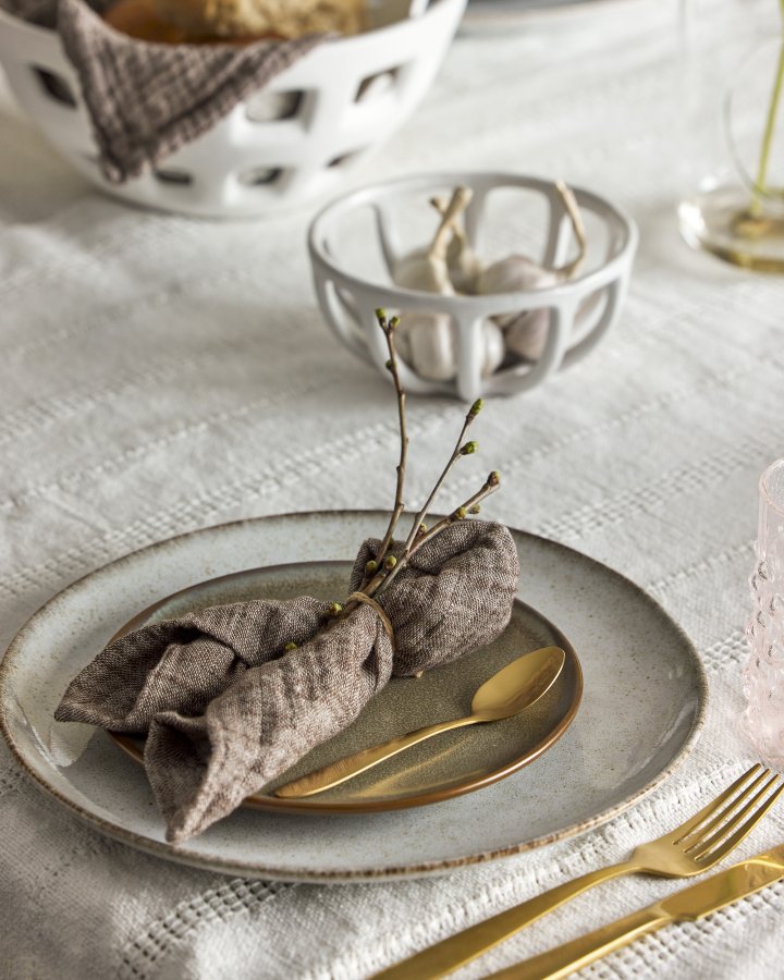 BLOOMINGVILLE Sandrine Bordservice St - natur stentj (st med 12)