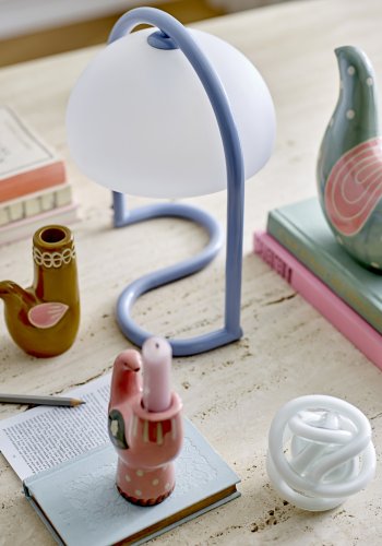 BLOOMINGVILLE Favour Bordlampe, Bl, Akryl