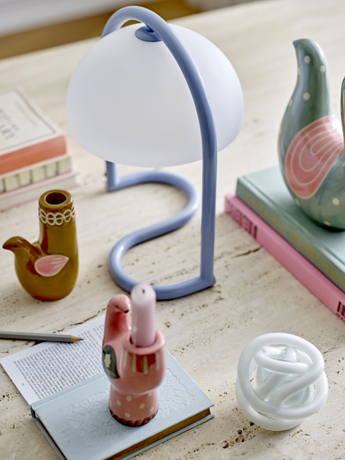 BLOOMINGVILLE Favour Bordlampe, Bl, Akryl