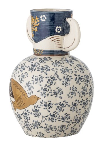 BLOOMINGVILLE Hezha Vase, Bl, Stentj