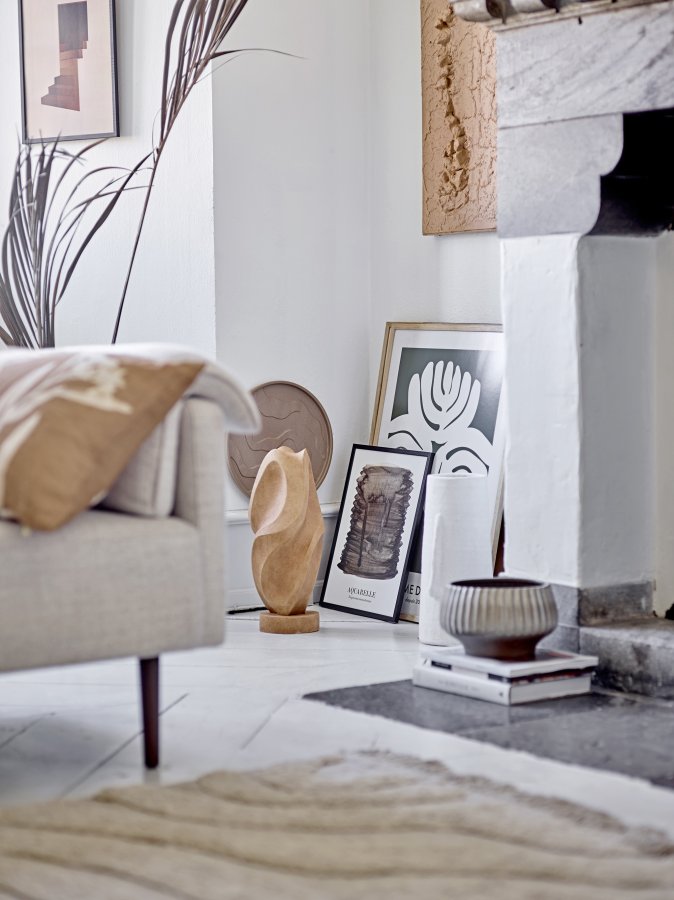 BLOOMINGVILLE Delier figur - brun polyresin (H:40)