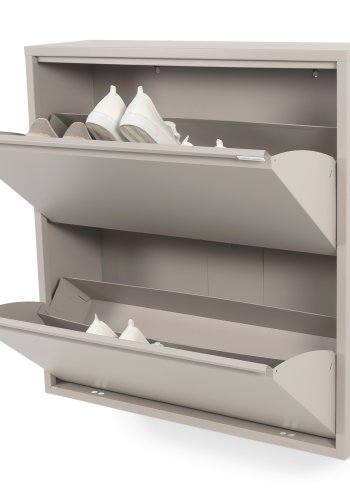 SPINDER DESIGN Billy 2 skoskab, m. 2 lger - silky taupe stl