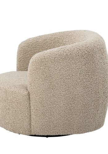 BLOOMINGVILLE Bocca drejestol, m. armln - natur polyester