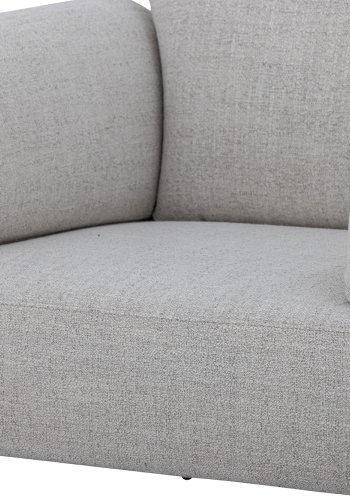 BLOOMINGVILLE Chesham loungestol, m. armln - rhvid polyester og eg