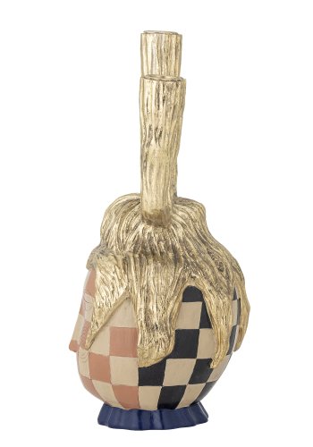 BLOOMINGVILLE Medusa Lysestage, Guld, Polyresin