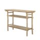 BLOOMINGVILLE Sole sidebord, m. 2 hylder - natur bambus (100x40)