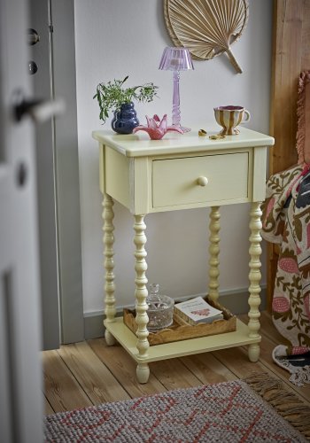 BLOOMINGVILLE Wren Deko, Rosa, Glas