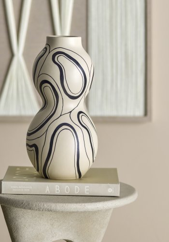 BLOOMINGVILLE Nicola vase - sort stentj