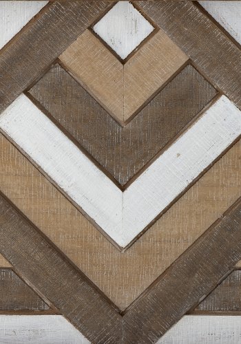 CREATIVE COLLECTION Lunna vgdekoration, rektangulr - brun MDF (122x33)