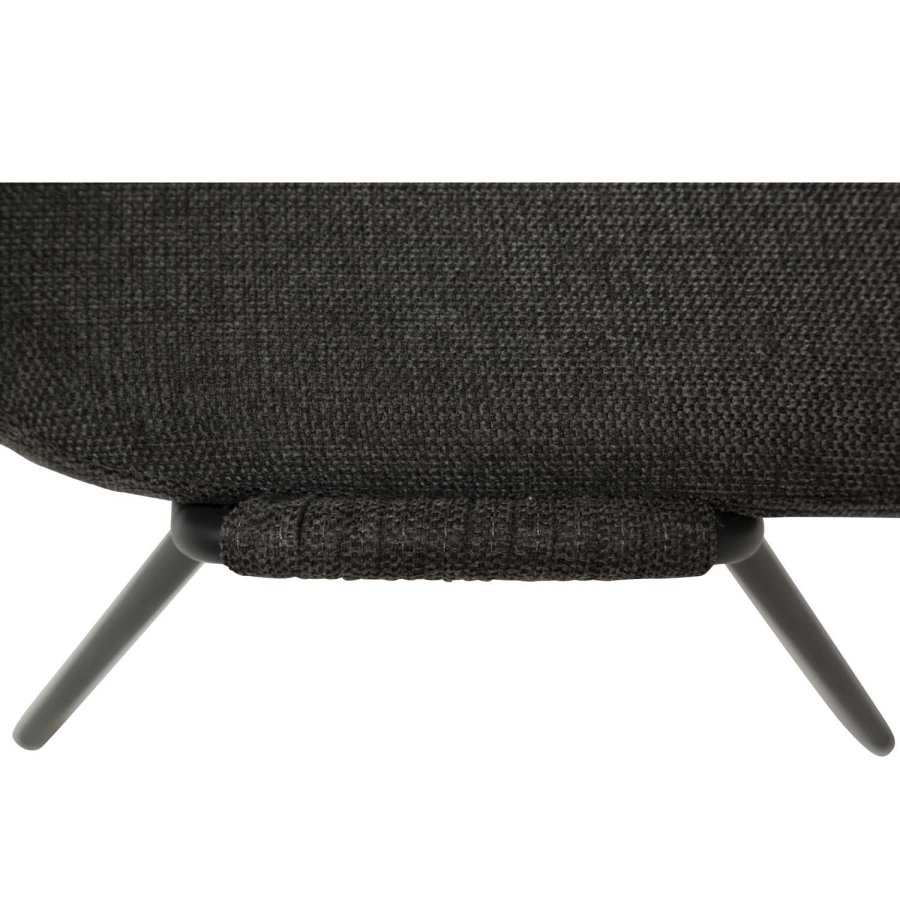 DAN-FORM Yeet spisebordsstol - sort stof og sort stl