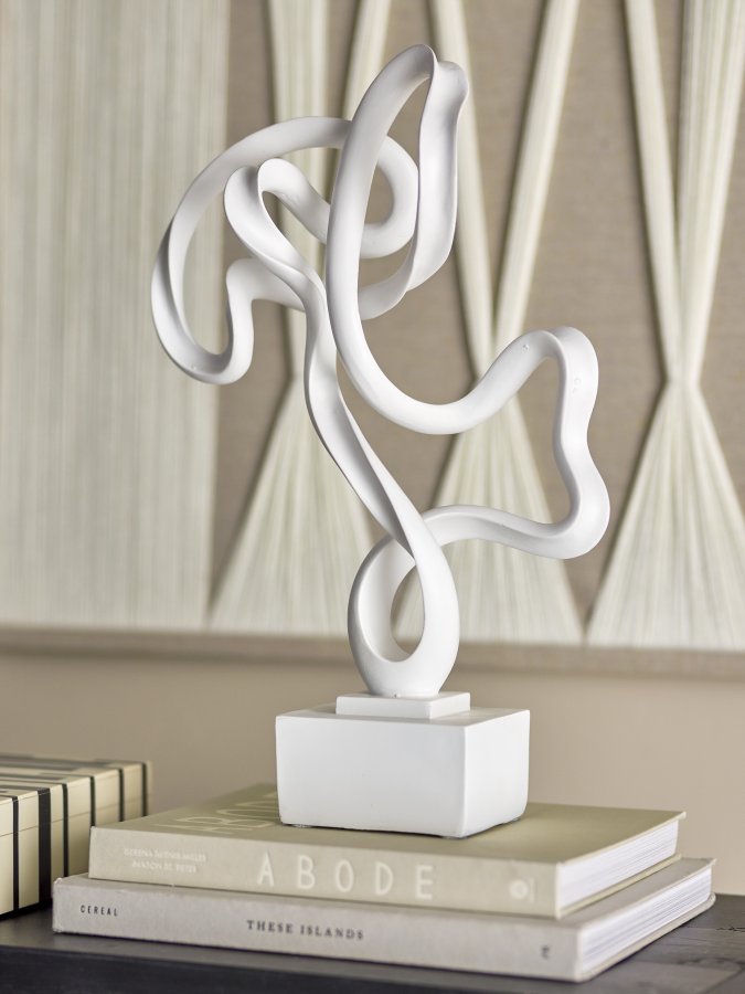 BLOOMINGVILLE Arista skulptur - hvid resin