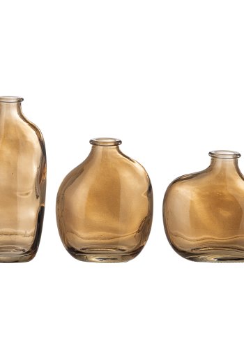 BLOOMINGVILLE Tilia Vase, Brun, Glas