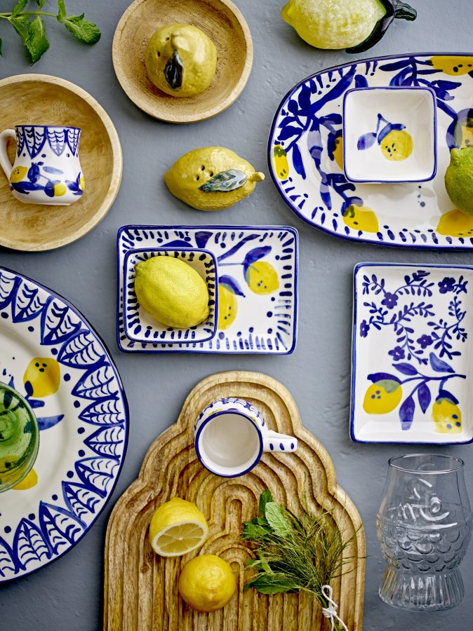 CREATIVE COLLECTION Maxima Serveringsfad, Bl, Stentj