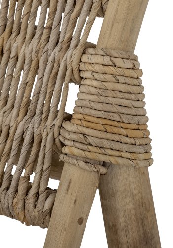 BLOOMINGVILLE Ruthy loungestol - natur bananblade og teaktr