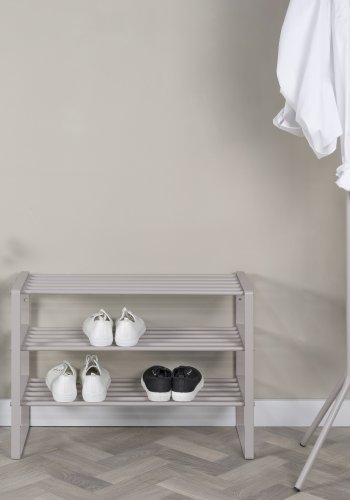 SPINDER DESIGN Rex skohylde, m. 3 hylder - silky taupe stl (70x29)