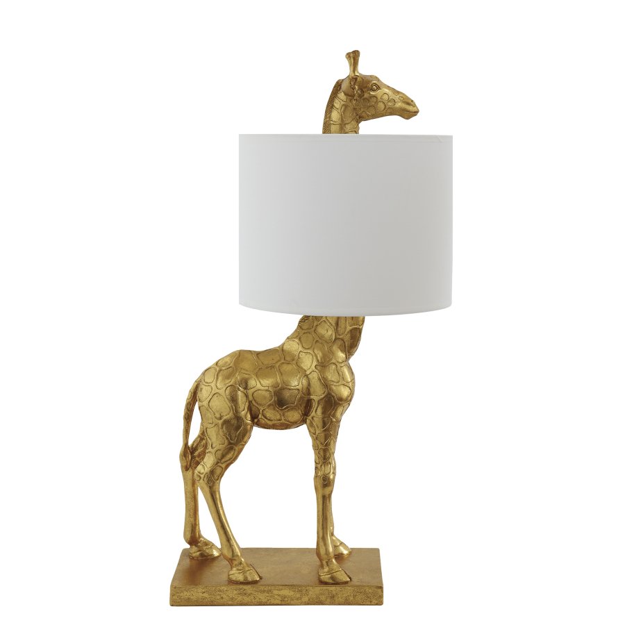 CREATIVE COLLECTION Silas Bordlampe, Guld, Polyresin