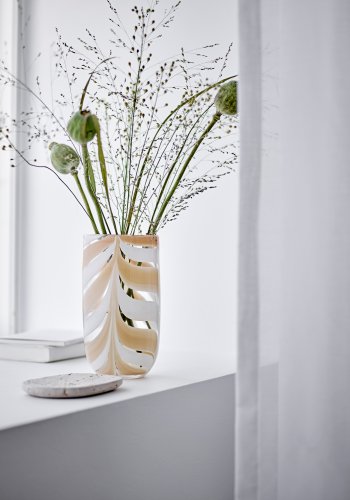 BLOOMINGVILLE Taven Vase, Orange, Glas