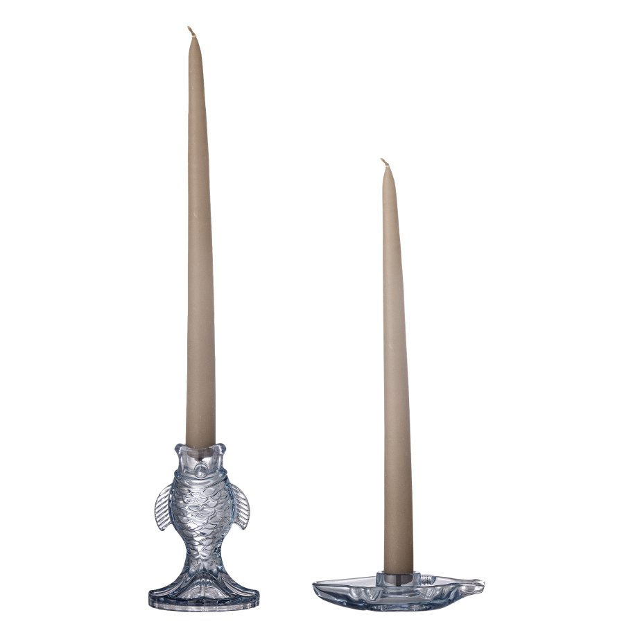 CREATIVE COLLECTION Linley Lysestage, Bl, Glas