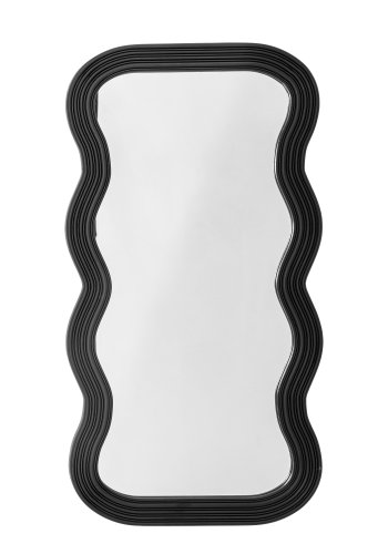 BLOOMINGVILLE Parker vgspejl, organisk - spejlglas og sort MDF (100x52)