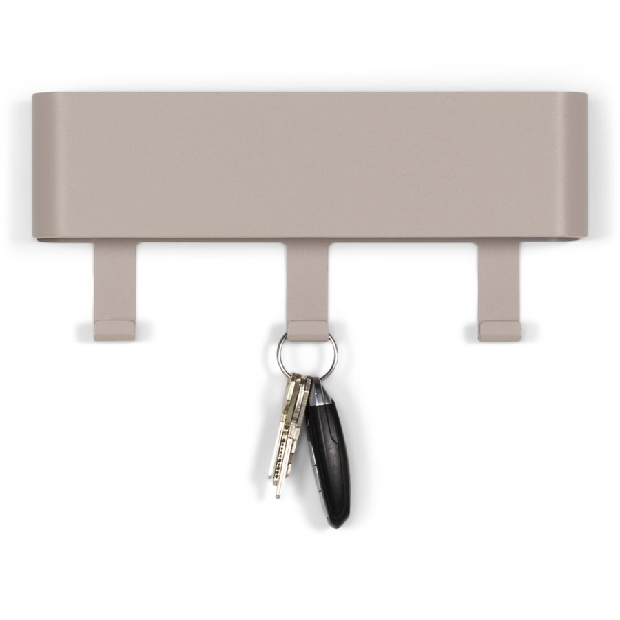 SPINDER DESIGN Dax Play 3 knagerkke, m. 3 knager og hylde - silky taupe stl
