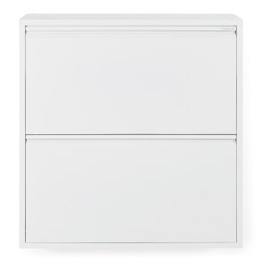 SPINDER DESIGN Billy 2 skoskab, m. 2 lger - hvid stl