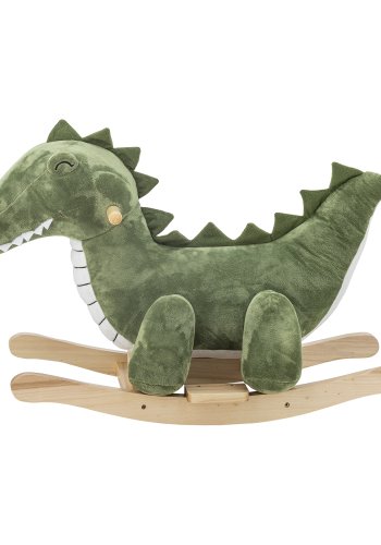 BLOOMINGVILLE MINI Arnie Rocking Toy, Crocodile, Grn, Polyester