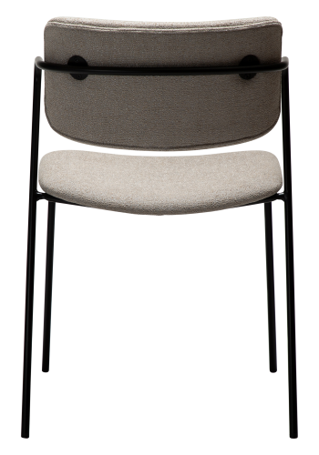 DAN-FORM ZED Stol Cashmere bouclé stof m. sorte ben